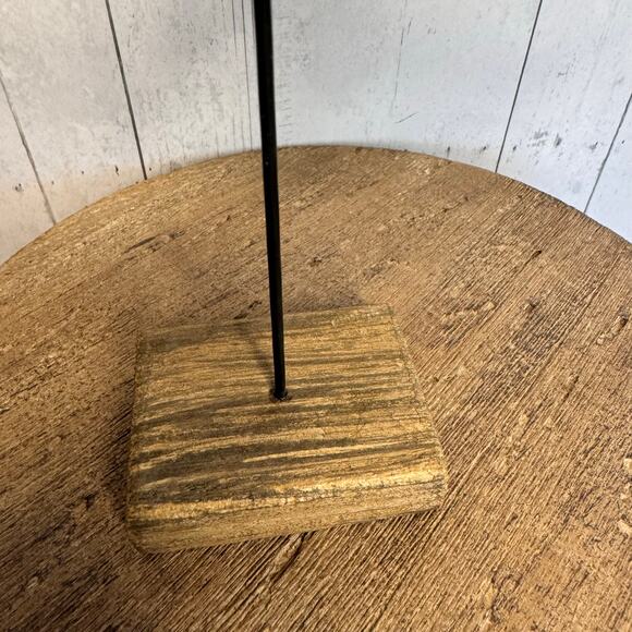 Wood Fish Sitter Home Decor Rustic Art Nature Lover Seabird Ocean NEW - Picture 5 of 7